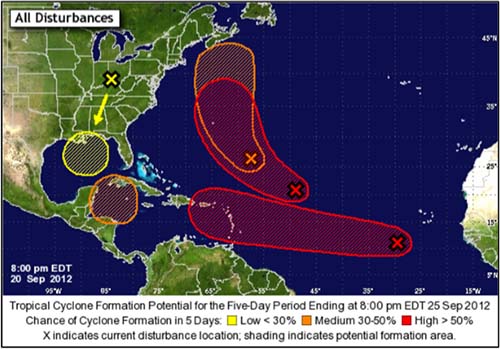 NHC 5 Day Outlook
